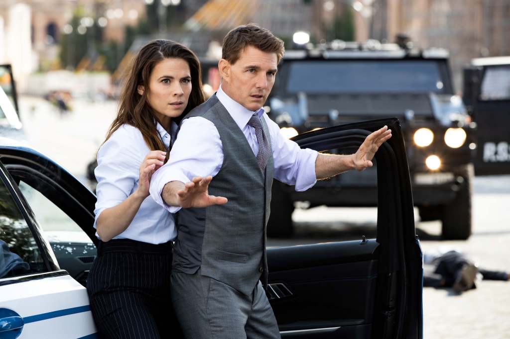 Hayley Atwell and Tom Cruise in "Mission: Impossible Dead Reckoning Part One" (Paramount Pictures/Skydance)