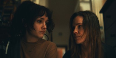 Olivia Cooke as Paige, left, and Hilary Swank as Marissa in “The Good Mother.” (Vertical Entertainment)