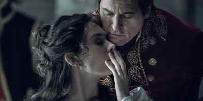 Josephine (Vanessa Kirby) and Napoleon (Joaquin Phoenix) have a toxic relationship in "Napoleon." (Aidan Monaghan)