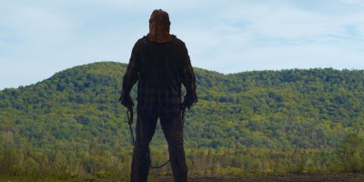 Ry Barrett in “In a Violent Nature.” (Pierce Derks/IFC Films & Shudder)