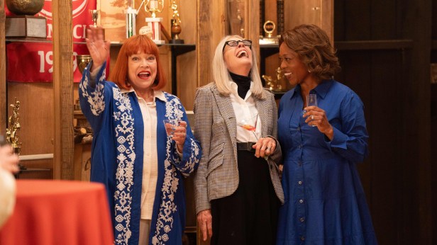 Diane Keaton, Kathy Bates, and Alfre Woodard in a scene from "Summer Camp." (Roadside Attractions)