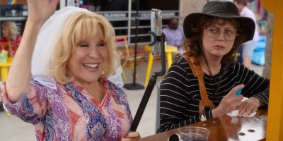Bette Midler and Susan Sarandon in a scene from the bachelorette comedy, "The Fabulous Four."