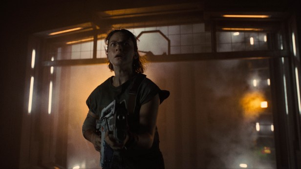 Cailee Spaeny in a scene from "Alien: Romulus." (20th Century Studios)