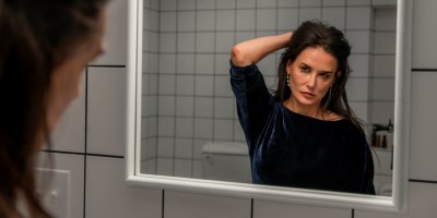 Demi Moore in "The Substance." (MUBI)