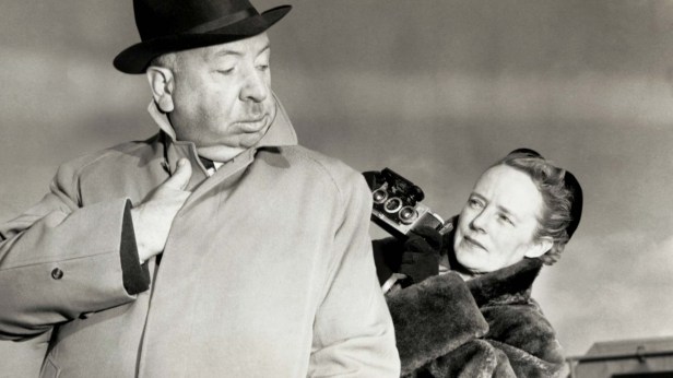 Alfred Hitchcock and his wife Alma Reville in a still photo from the documentary "My Name is Alfred Hitchcock." (Cohen Media Group)