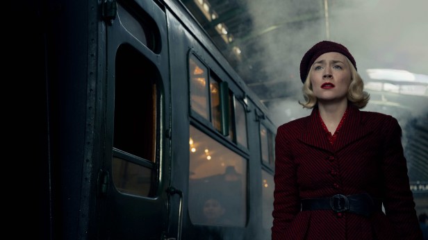 Saoirse Ronan in "Blitz," now in theaters and premiering on Apple TV+ on November 22.