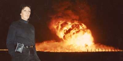 Margaret Moth in a scene from "Never Look Away," a documentary directed by Lucy Lawless.