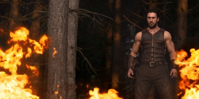 Aaron Taylor-Johnson plays the title character in "Kraven the Hunter." (Jay Maidment/Sony Pictures)