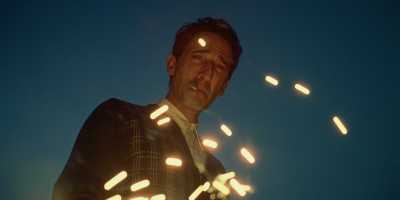 THE BRUTALIST: Adrien Brody is visionary architect László Toth in Brady Corbet's 215-minute epic feature.