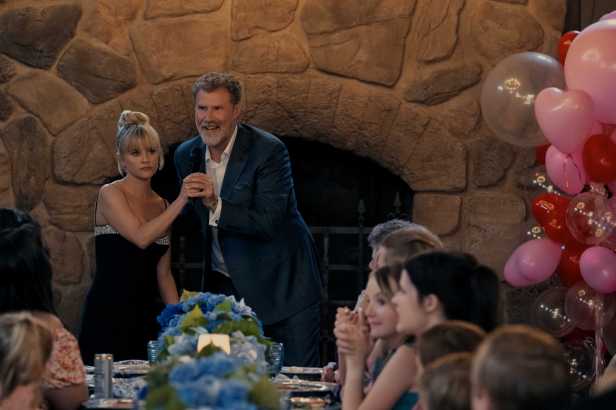 Margot (Reese Witherspoon) and Jim (Will Ferrell) in "You're Cordially Invited." (Glen Wilson/Prime Video)
