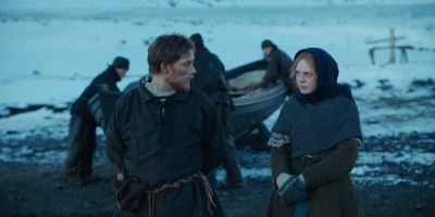 Joe Cole as Daniel, Odessa Young as Eva in "The Damned." (Photo from Vertical)