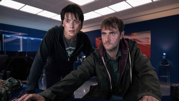 Daisy Ridley and Matthew Tuck in “Cleaner.” (Quiver Distribution)