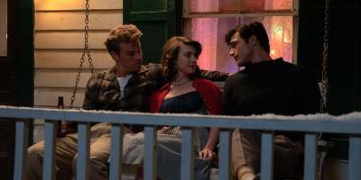 Will Poulter, Daisy Edgar-Jones, Jacob Elordi in a scene from "On Swift Horses." (Sony Pictures Classics)