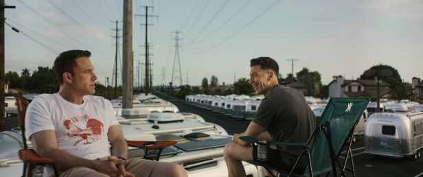 Christian Wolff (Ben Affleck) and Brax (Jon Bernthal) in "The Accountant 2." (Amazon MGM Studios)