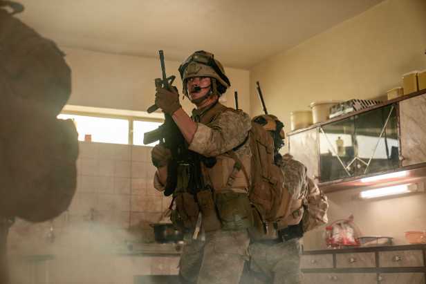 Will Poulter, in a scene from "Warfare." (Photo from A24)