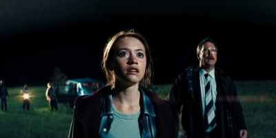 A scene from the AI dubbed Swedish sci-fi film "Watch the Skies." (XYZ Films)