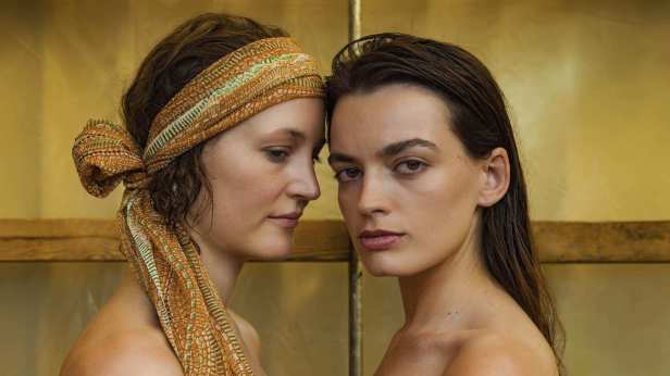 Vicky Krieps and Emma Mackey in "Hot Milk," Nikos Nikolopoulos/IFC Films