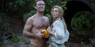 Jude Law and Vanessa Kirby in "Eden." (Jasin Boland)