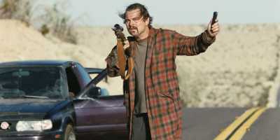 Leonardo DiCaprio as as Bob Ferguson in “One Battle After Another.” (Warner Bros. Pictures)