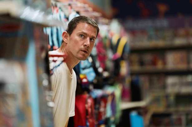 Channing Tatum in "Roofman." (Paramount Pictures)