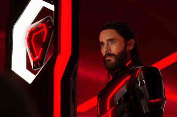 Jared Leto in "Tron: Ares." (Leah Gallo/ Disney Enterprises, Inc.)