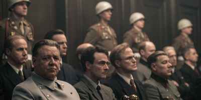 Russell Crow as Hermann Göring in "Nuremberg." (Scott Garfield/Sony Pictures Classics)