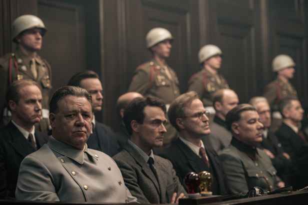 Russell Crow as Hermann Göring in "Nuremberg." (Scott Garfield/Sony Pictures Classics)