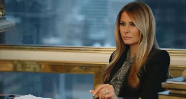 First lady Melania Trump appears in the documentary "Melania."