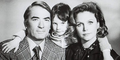 Gregory Peck, Harvey Stephens and Quincy's Lee Remick in "The Omen," which premiered in theaters 50 years ago this month.