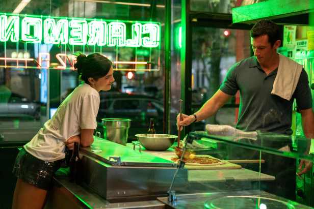 Monica Barbaro and Callum Turner in “One Night Only.” (Nicole Rivelli/Universal Studios)