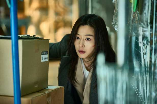 Gianna Jun in "Colony." (Well Go USA Entertainment)